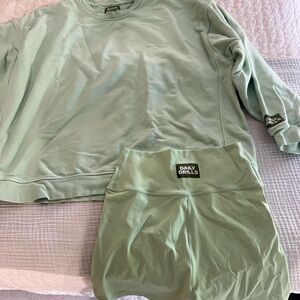 Daily Drills Mint Green Lounge Set